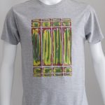 "Non Title 001" 錆のような抽象デザインのTシャツ