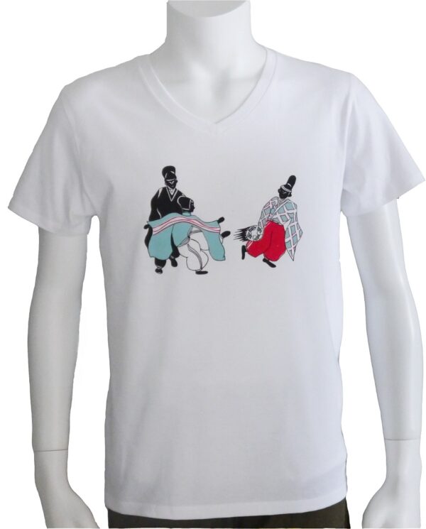 「和xクール」デザインのTシャツ　蹴球、蹴鞠