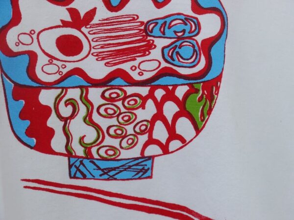 "Shall We Ramen" Vネック・クルーネック 白地 半袖 - 画像 (8)