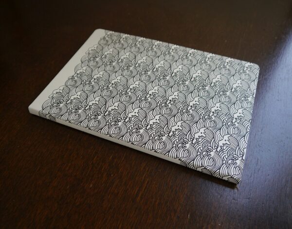 A5【160ページ】5mm方眼ノート　-　波 x マリリンダック　2冊セット・送料無料 - 画像 (4)