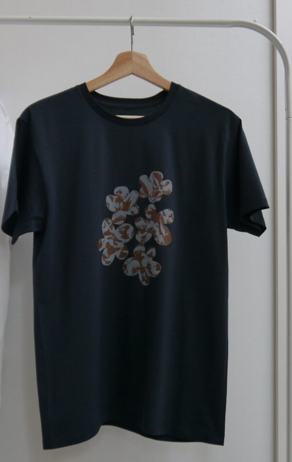 floral - ネイビー クルーネックTシャツ - 画像 (3)