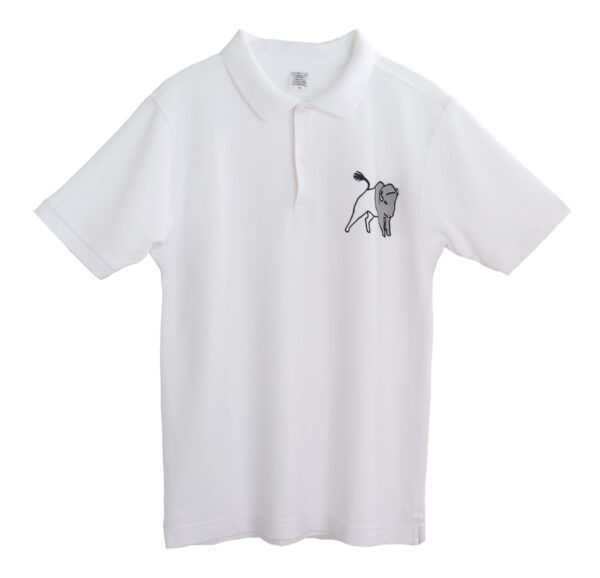 Bold Buffalo　バッファロー　白ポロシャツ