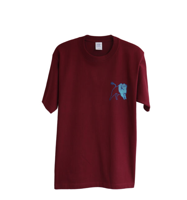 Bold Buffalo　バッファロー　厚手ワインレッドTシャツ　