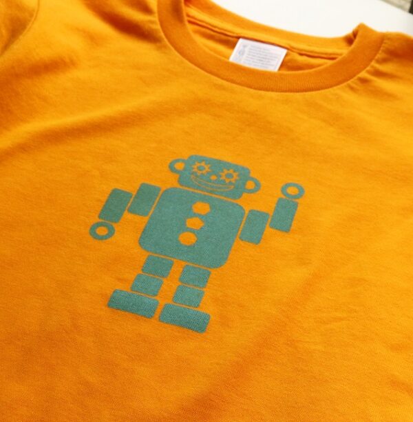 キッズ半袖Tシャツーロボット - 画像 (6)