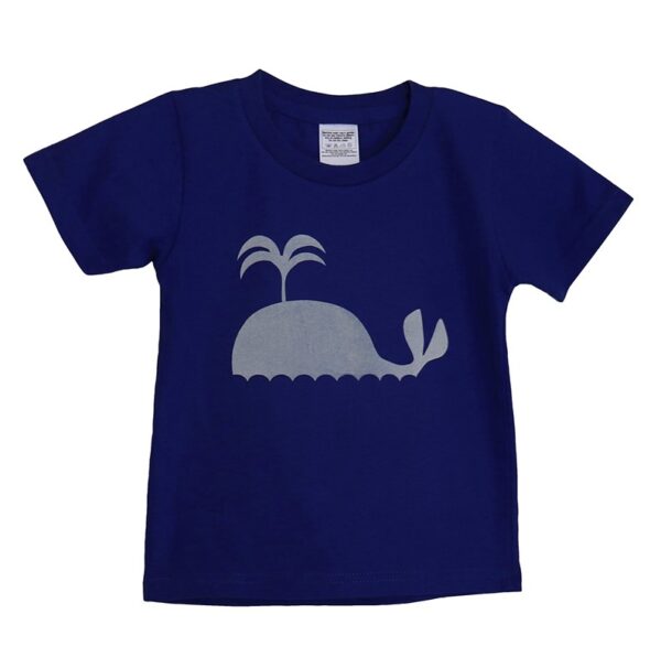 キッズ半袖Tシャツーくじら