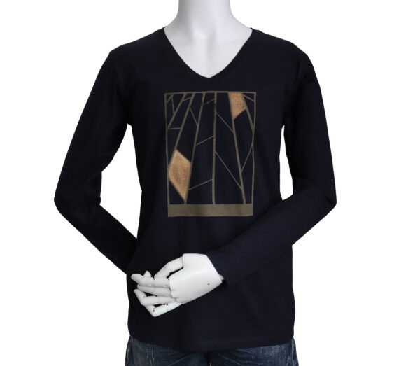 Architectural　建築的デザインのTシャツ　長袖 - 画像 (3)