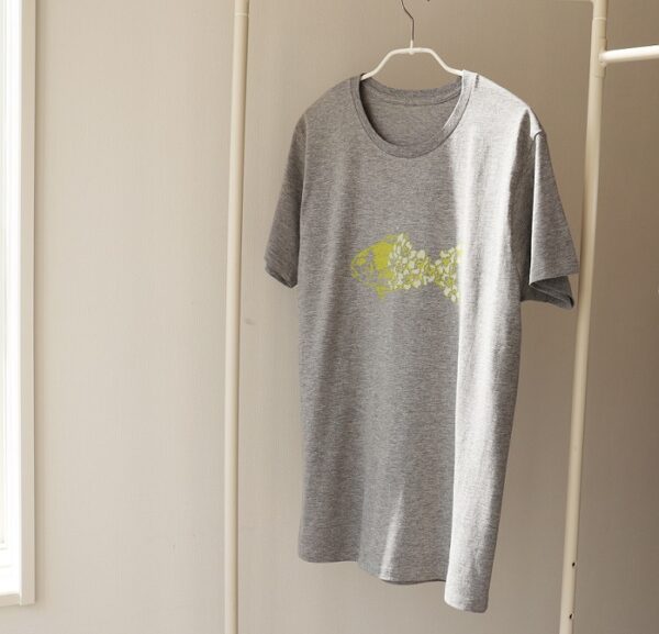 鯛と野バラ　Porgy and Wild Rose　半袖 Tシャツ - 画像 (7)