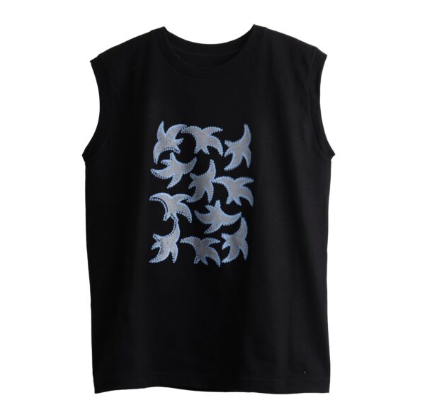 Lace Pattern　レース模様　ノースリーブTシャツ