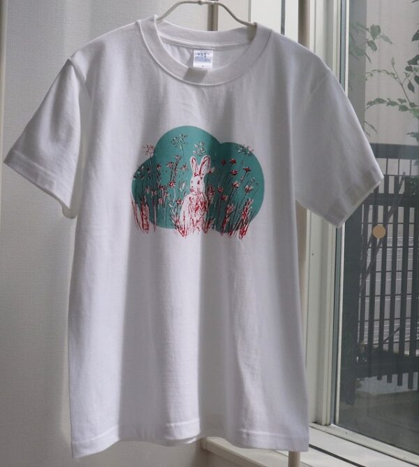 hide-and-seek　うさぎ　半袖Tシャツ - 画像 (3)