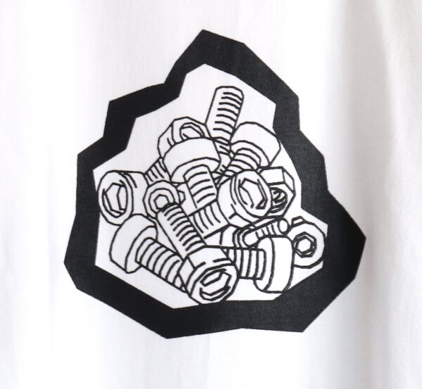 Bolts – ねじのデザインの半袖Ｔシャツ - 画像 (4)