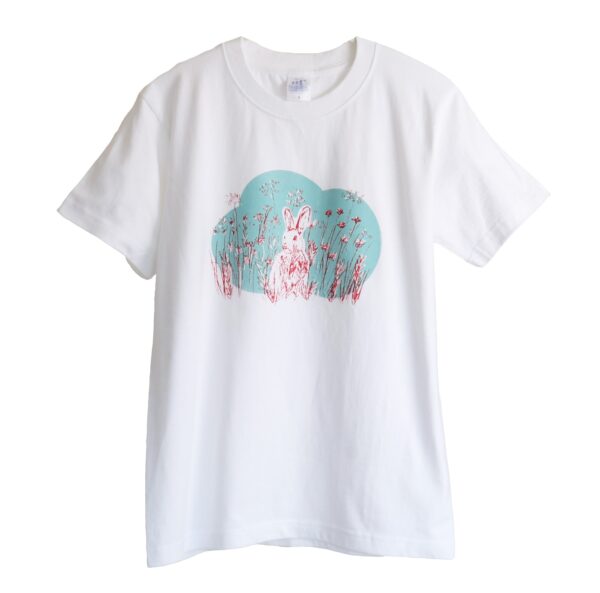 hide-and-seek　うさぎ　半袖Tシャツ