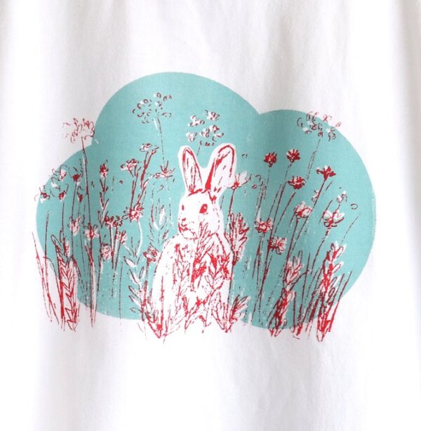 hide-and-seek　うさぎ　半袖Tシャツ - 画像 (2)