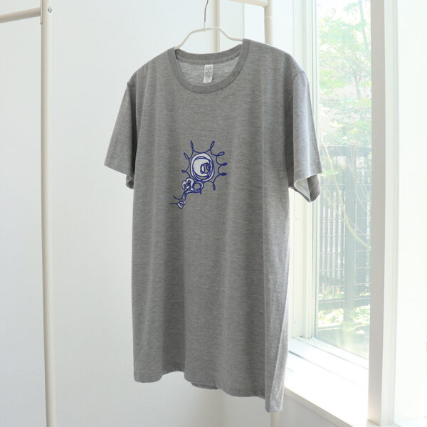 北風と太陽 The North Wind and the Sun グレー半袖Tシャツ - 画像 (4)