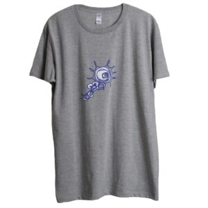 北風と太陽 The North Wind and the Sun グレー半袖Tシャツ