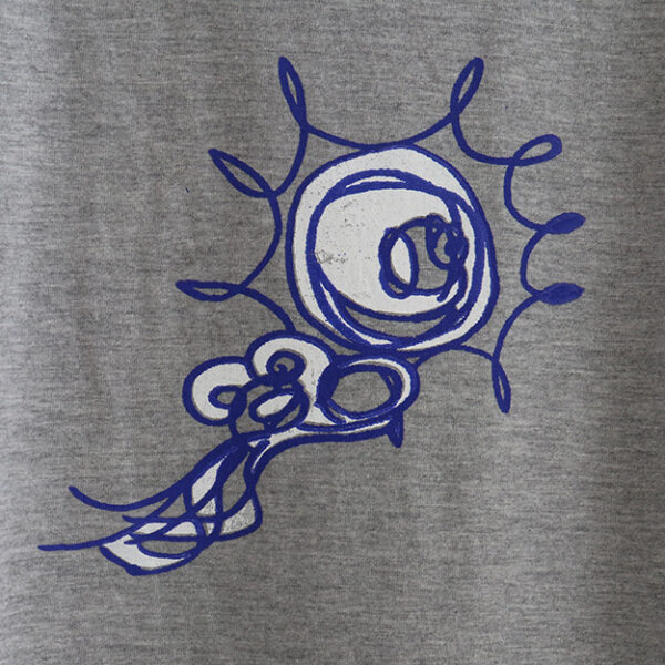 北風と太陽 The North Wind and the Sun グレー半袖Tシャツ - 画像 (5)