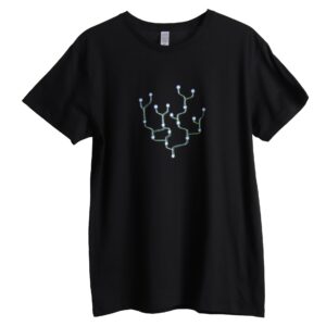 分岐 - crossroads - 黒半袖Tシャツ