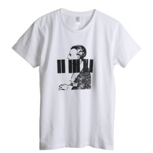 ravel - ラヴェルと黒鍵 - 半袖白Tシャツ