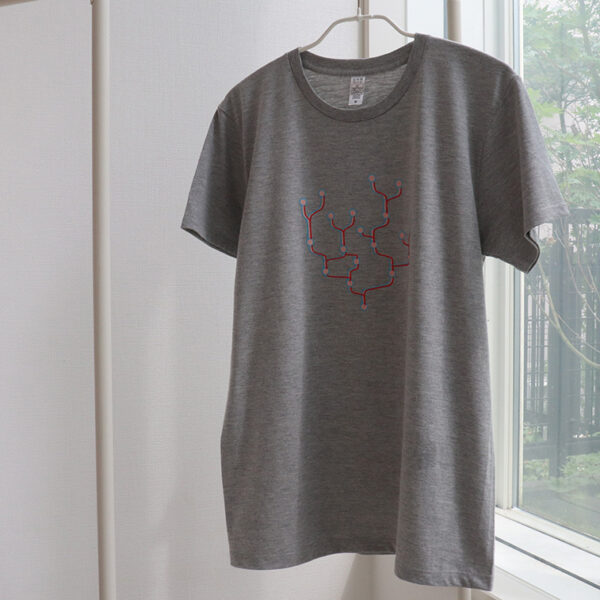 分岐 - crossroads - グレー半袖Tシャツ - 画像 (4)