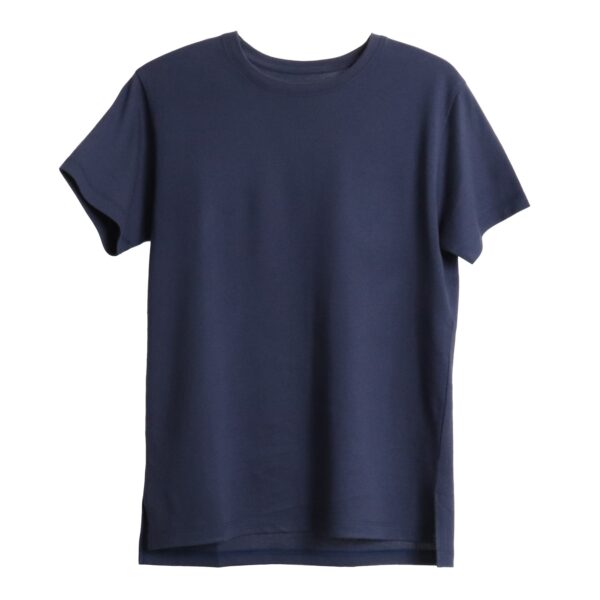 ネイビー無地Tシャツ - 画像 (2)