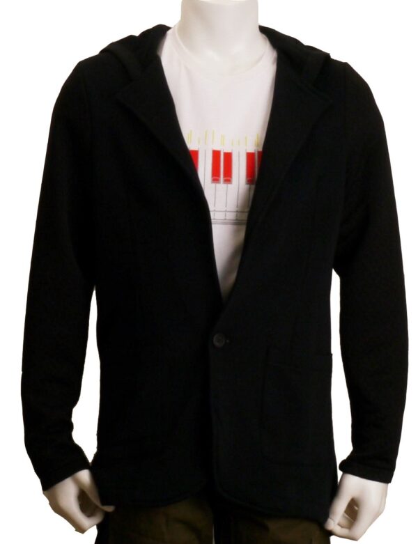 "Pour le Piano" Crew Neck/V Neck White Short-sleeved - Image 3