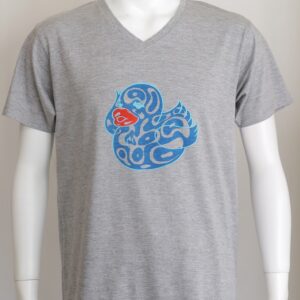 Blue rubber duck design T-shirt