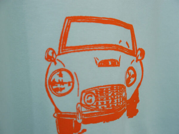 "Convertible" Crew Neck Sherbet-blue Short-sleeved - Image 6