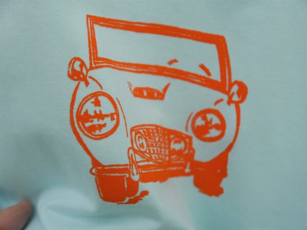 "Convertible" Crew Neck Sherbet-blue Short-sleeved - Image 7
