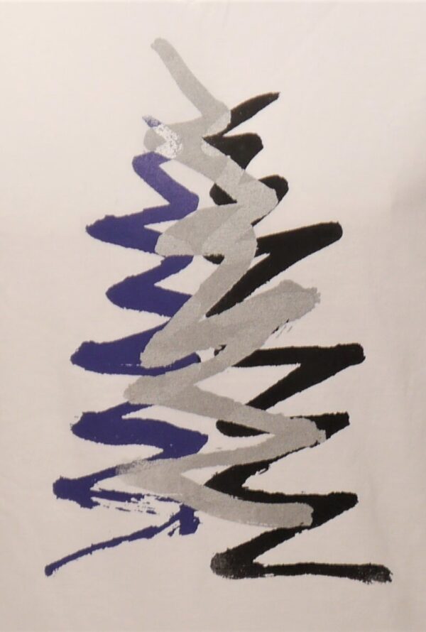 "Forest" V Neck White Short-sleeved - Image 3