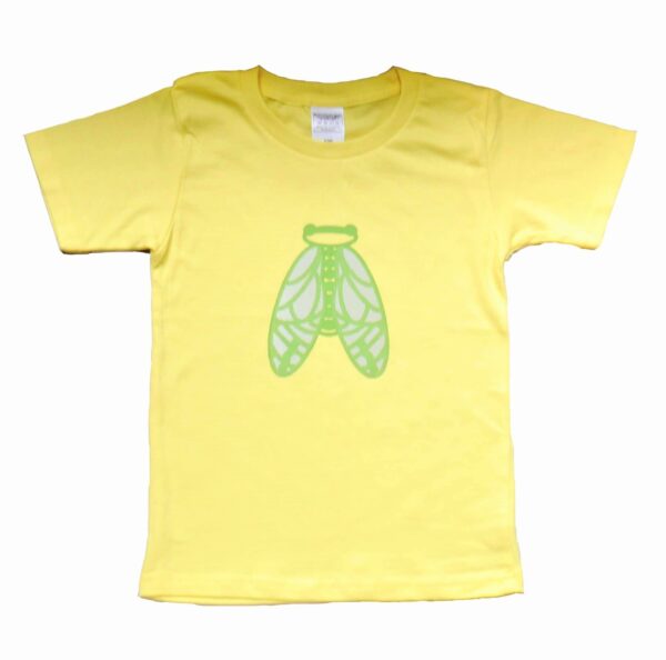 Kid's T-shirt  "Cicada Yellow"  Half Sleeved