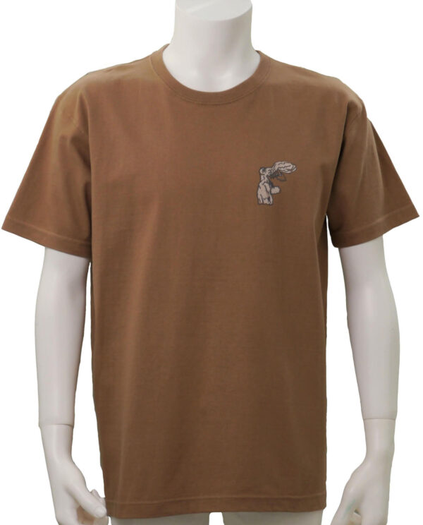 Victoire de Samothrace　- Camel - Crew Neck T-shirt, Half-sleeved