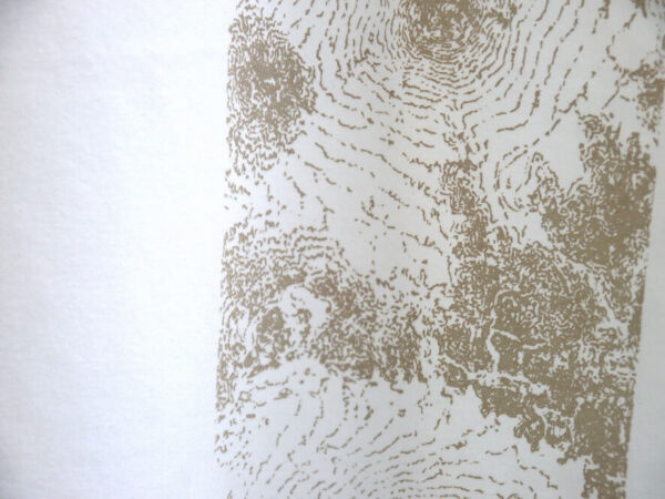 Mt.Fuji - contour of Mount Fuji - White x Beige - Half Sleeved - Image 5