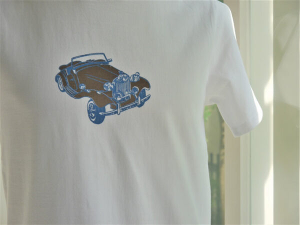 "ride" - classic car - White T-shirt - Image 2