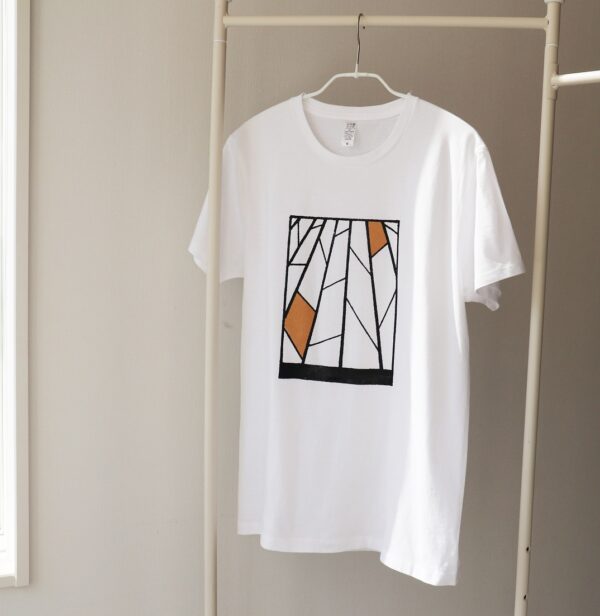 Architectural - Geometric Design T-shirt - Half sleeved - Image 3