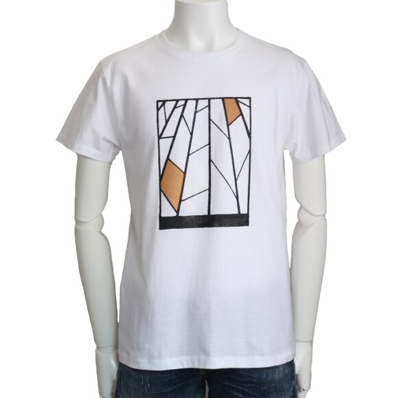 Architectural - Geometric Design T-shirt - Half sleeved - Image 4