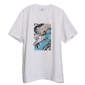 Sea Kayaking “Into the Adventure” Crewneck T-Shirt – White