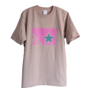 Star – Sports-Inspired Graphic – Beige Pink × Pink