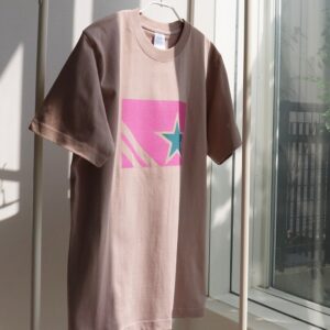Star – Sports-Inspired Graphic – Beige Pink × Pink