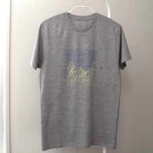 Jazz Artists “People Playing Jazz” Crewneck T-Shirt – Gray