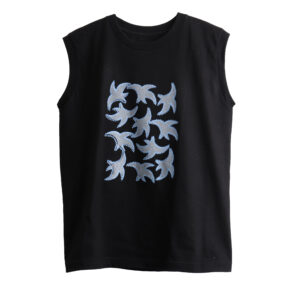 Lace Pattern Sleeveless Top